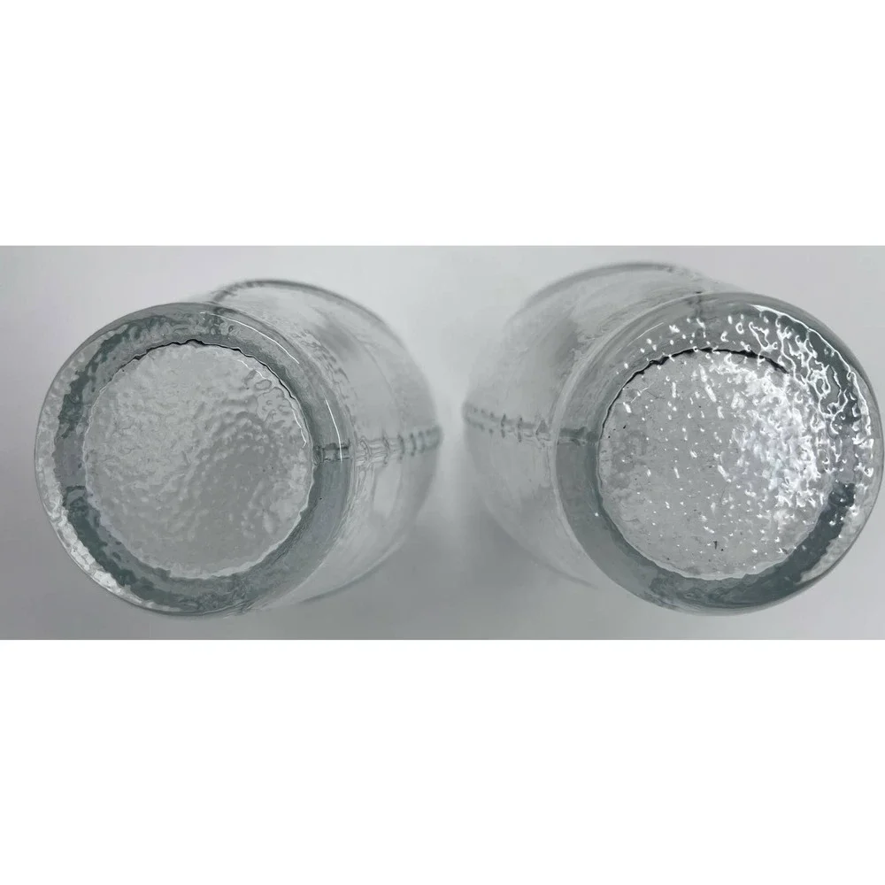 Football Shaped Textured Glass‎ 6 3/4